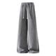 thumbnail image 2 of Ceisia Men Solid Color Corduroy Drawstring Pants Elastic Waist Tapered Leg Gift Trousers, 2 of 6