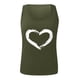 thumbnail image 4 of ICHUANYI Clearance Women's Sleeveless Round Neck Fashion Comfortable Casual Printed Vest Tops Blouse(Army Green, XXL) ICHUANYI WER2023081505802, 4 of 6