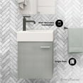 thumbnail image 3 of Colmer 18 Single, Brushed Gray, One Cabinet, Bathroom Vanity, 3 of 14