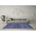 thumbnail image 3 of Ahgly Company Indoor Rectangle Abstract Blue Modern Area Rugs, 5' x 7', 3 of 4