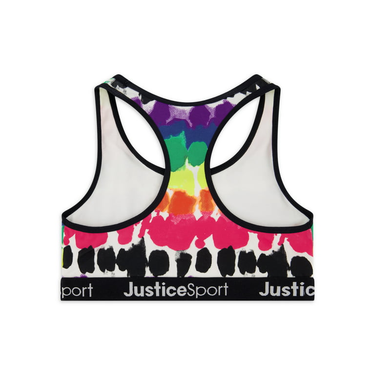 Justice, Accessories, Justice Youth Oh So Soft Racerback Padded Sports  Bra Size 34 Youth