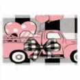 thumbnail image 1 of PEONAVET Napperon de Table Saint-Valentin Roses Tapis de Repas Lin Imprimé Tapis de Table Maison Cuisine Tapis d'Isolation, 1 of 5