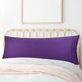 thumbnail image 1 of PiccoCasa Cotton Body Pillow Case with Zipper Closure Grape 20"x 55" 1PCS, 1 of 7