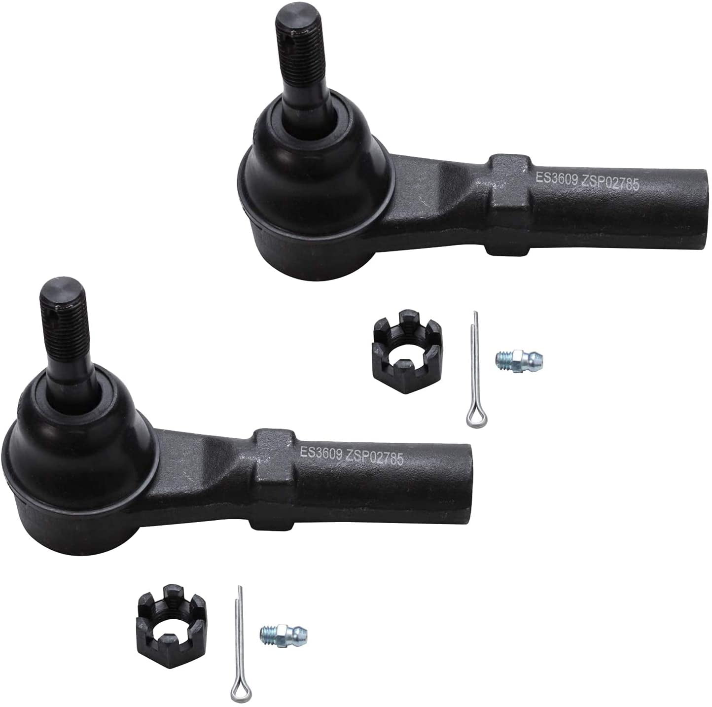 Detroit Axle - Front 13pc Suspension Kit for Chevy Silverado GMC Sierra 1500 2500 3500 HD 2 Control Arms 2 Ball Joints 2 Sway Bars 4 Tie Rods 1 Pitman Arm 1 Idler Arm 1 Idler Bracket Replacement