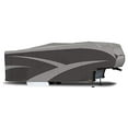 thumbnail image 2 of Adco Travel Trailer Cover 52255 Designer SFS Aquashed; For Fifth Wheel Trailer; Fits 31 Foot 1 Inch To 34 Foot Length; Moderate Weather Protection; Two-Tone Gray, 2 of 4