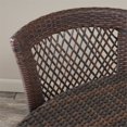 thumbnail image 3 of Noble House Bertha 5 Piece Outdoor Dining Set in Brown, 3 of 11