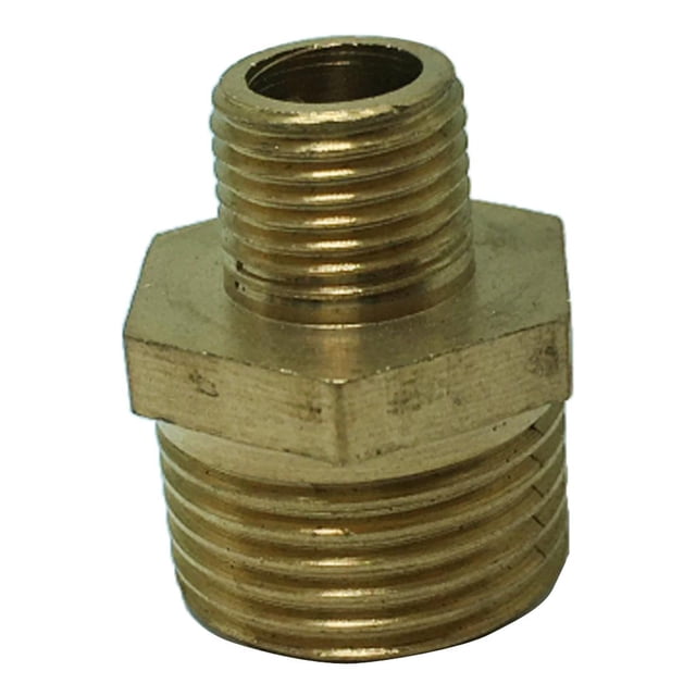Tubo de latón Hex Fitting Adaptador directo Rosca macho Conector de agua Modelo_1 Zulema Adaptador de rosca de latón