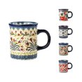 thumbnail image 1 of Flower Mug Ceramic 14oz, Dishwasher & Microwave Safe, Poland, 1 of 9