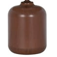 thumbnail image 6 of Mainstays 12.75” Traditional Faux Wood Table Lamp with Oatmeal Linen Shade, 6 of 6