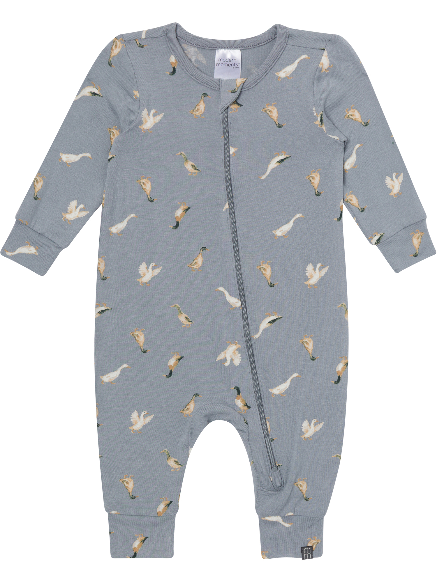 Modern Moments by Gerber Neutral Two-Way Zip Coverall