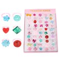 thumbnail image 2 of Miangastore 50pcs Fashion Rings For Children Jewelry Dress Up Safe Assorted Color, 2 of 8