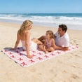 thumbnail image 4 of Bow Print Beach Towel Quick-Dry Soft and Absorbent,for Swimming Pool Camping Beach,Large Easy Pack Travel Things for Vacationfor Adults, 4 of 6