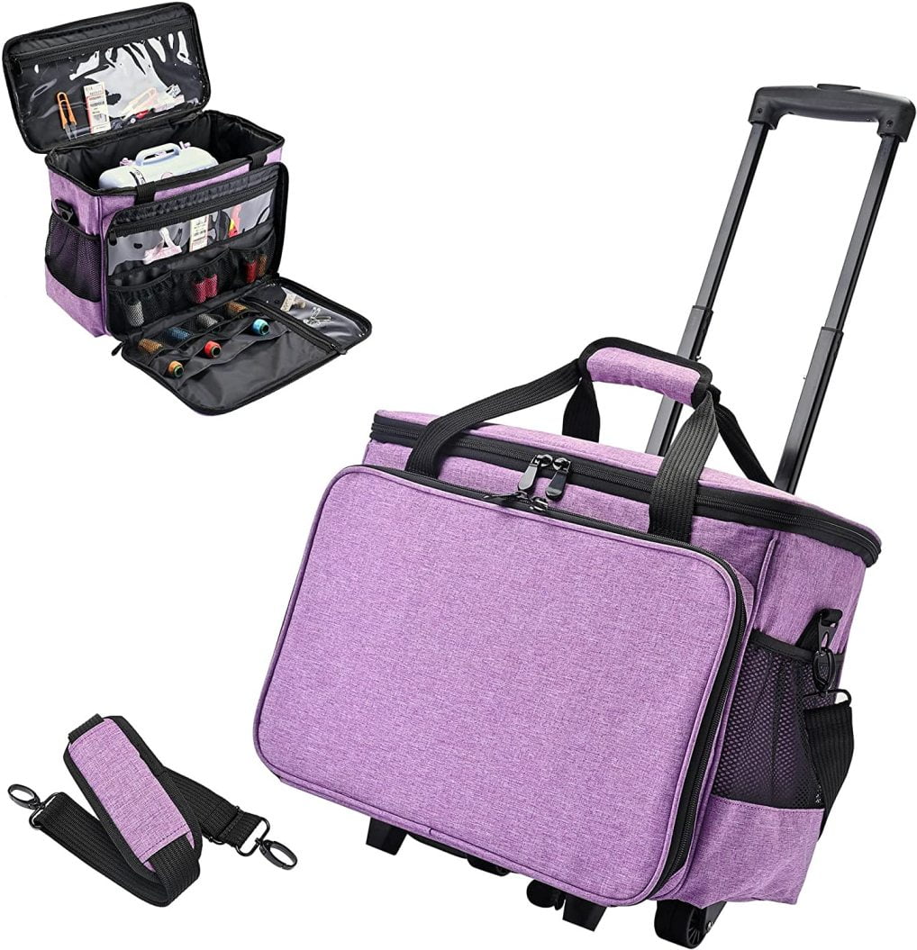 Portable Rolling Sewing Case 15 13 16 x 8 1 16 x 10 5 8 large