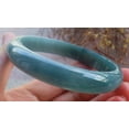 thumbnail image 6 of Icy Green Natural A JADE Jadeite Circle Bangle Bracelet 59 mm 703484 TN, 6 of 19