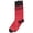 Red, variant on Alfani Mens Cube Midweight Socks, Black, 10-13