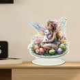 thumbnail image 4 of Fesfesfes Acrylic Desktop Ornaments Exquisite Transparent Crafted Versatile Cute Design for Home Office Desk Holiday Festive Display, 4 of 5