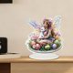 thumbnail image 4 of Uuiauoio Woman and Cheetah Rotatable Acrylic Table Ornament The Ideal Spring Gift for Ideal Gift New Year, Valentine's Day, Ramadan, 4 of 6