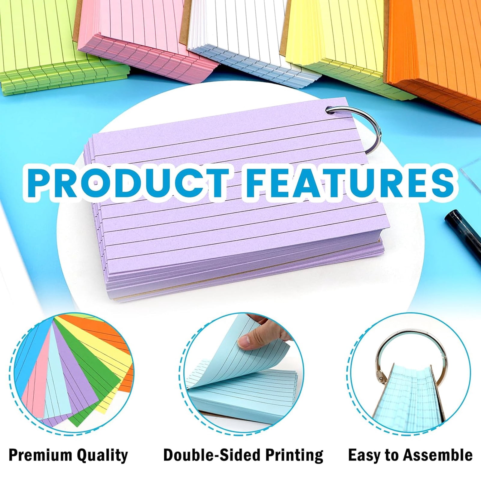 10Pcs Mini Notebook,Candy Colors Portable Pocket Memo Notebook Mini Daily NotePad  for Home Office Travel (10 Colors)
