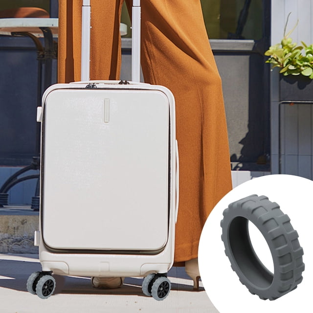 Suitcase Silica Gel Protective Cover Trolley Case Silent Universal Wheel Cover Wheel Noise Reduction Caster Protective Cover Can Increase Wear Resistance