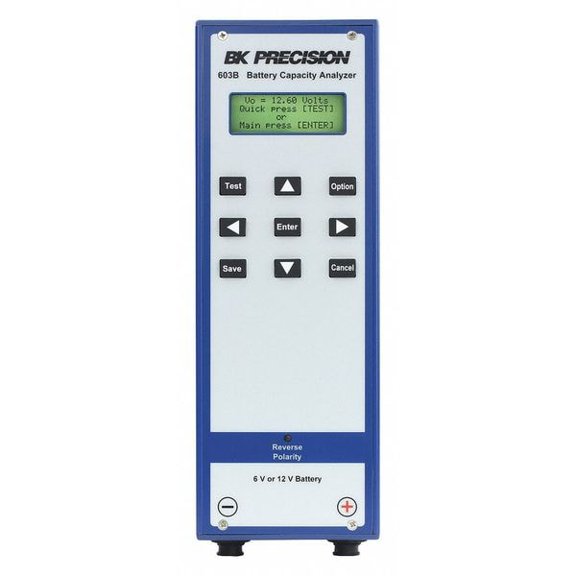 B&k Precision Battery Capacity Analyzer,30VDC,LCD 603B