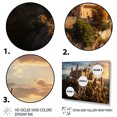 thumbnail image 3 of Designart "Castles Sunlit painting Vibrant" Architecture Wall Decor, 3 of 5