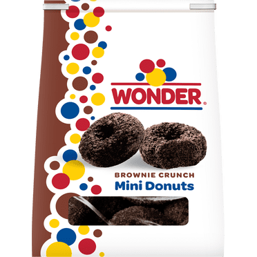 Wonder Brownie Crunch Mini Donuts, Shareable Donuts, 9.5 oz Bag