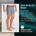 thumbnail image 2 of Ropa interior ExOfficio Give-N-Go 2.0 Boxer para hombre Navy/Steel O, 2 of 6