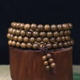 thumbnail image 6 of YIEMEEN Wooden Bead Bracelet Buddhist Beads Bracelet For Men 108 Buddhist Prayer Beads, 6 of 10
