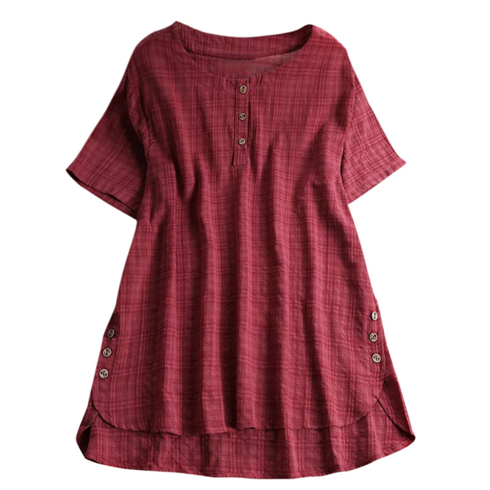 PAHAYU Blouses And Tops Casual Shirt Teen Girl Top Summer Women Plus Size  Flannel Tunic Embellished Tunic Knitted Gold at  Women's Clothing  store