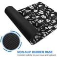 thumbnail image 6 of Long Mouse Pads for Desk,Black White Medical Symbol Pattern Desk Mats on Top Of Desks, Desk Mouse Pad Extra Large with 3mm Non-Slip Base and Stitched Edge for Gaming,Office,Work,Home 31.5"x11.8", 6 of 6
