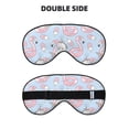thumbnail image 2 of Naloa Summer Cute Unicorns Print Sleep Mask for Sleeper, Light Blocking Sleeping Eye Mask for Women Men, Eye Shade with Adjustable Strap for Travel, Nap,Meditation, 2 of 7