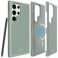 thumbnail image 1 of Funda para teléfono Samsung Galaxy S24 Ultra 2024 compatible con MagSafe TUDIA MergeGrip - Doble capa, a prueba de golpes, grado militar, antideslizante, cubierta protectora resistente - Verde Lily, 1 of 8