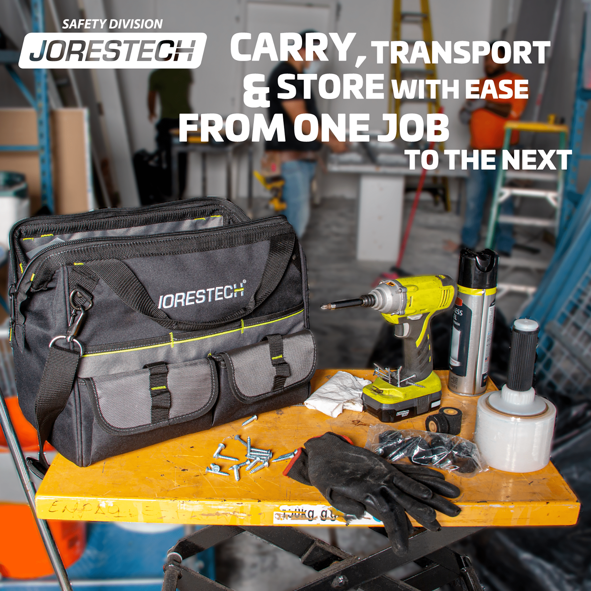 JORESTECH Multipurpose Tool Organizer Bag 30L