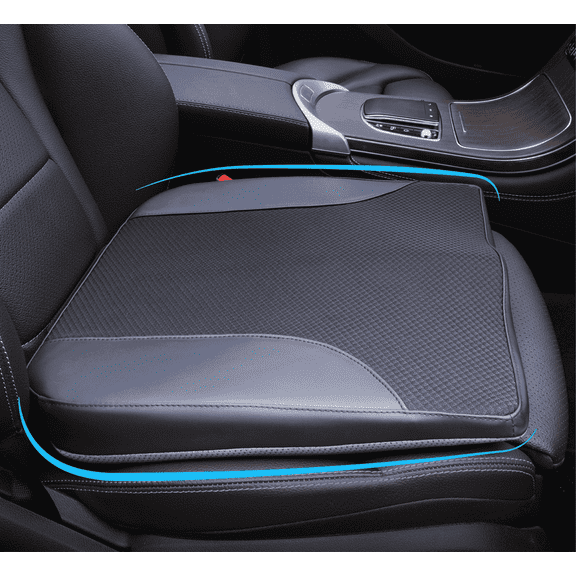 Maxphenix Car Seat Cushion, Car Seat Cushions for Driving with Comfort Memory Foam - Sciatica & Back Pain Relief, Suitable for Car, Truck, Office Chair (Black)