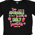thumbnail image 4 of Inktastic Too Adorable to Wear Ugly Sweaters Boys or Girls Long Sleeve Baby Bodysuit, 4 of 5