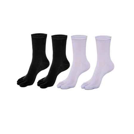 Toe Socks, 5 Fingers Cotton Mesh Wicking Socks ASAYFUTle Length Five Finger Socks Athletic for Women Running Yoga Socks,8pairs