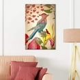 thumbnail image 2 of wall26 - Canvas Wall Art - Vintage Style Brid on Flower Branch - Giclee Print Gallery Wrap Modern Home Art Ready to Hang - 32x48 inches, 2 of 4