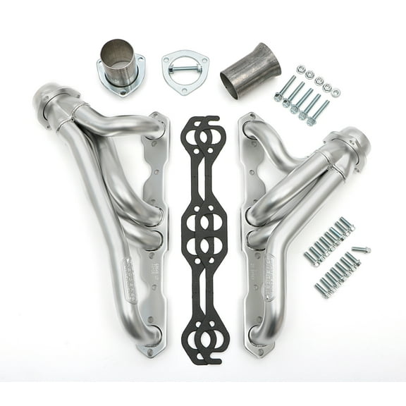 Hedman Hedders 86-95 WRANGLER; SB Chevy 265-400; 1-1/2 in. MID-LENGTH Headers- S Fits select: 1989-1995 JEEP WRANGLER / YJ, 1987-1988 JEEP WRANGLER