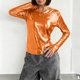 thumbnail image 1 of TaTaai Spring Summer Base Layer for Women, Round Neck Long Sleeve Top, Soft Comfortable Fabric, Ideal for Everyday Wear, Layering and Casual Style Gift, 1 of 6