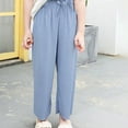 thumbnail image 4 of breaise Girls Wide Leg Pants High Waisted Flowy Palazzo Pants Loose Casual Jogger Trouses, 4 of 7
