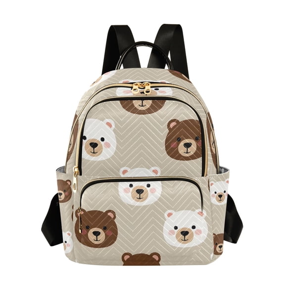 ALAZA Cute Bears Womens Travel Laptop Backpack Large Daypack Ladies Shoulder Bags S