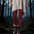thumbnail image 2 of GERsome Halloween Leggings for Women High Waisted Soft Stretch Striped Workout Yoga Pants Funny Graphic Leggings Full Ankle Length Soft Footless Tights Pants Size 2XL, 2 of 9
