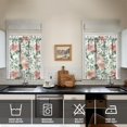 thumbnail image 4 of Vintage Country Curtains 36 Inch - 3 Panel Rustic Bloom Set with Bohemian Wildflowers, Rod Pocket Kitchen, 4 of 6
