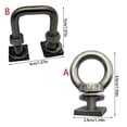 thumbnail image 5 of T Track Mount Tie Down Anchors T Track Bolts Stainless Steel T Slot Bolts for Holding Bungee Cord Tie Down Anchoring Set, 5 of 7