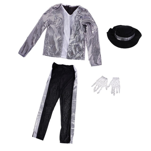 Disfraz de Niños niños niños michael jackson disfraces rendimiento disfraces de halloween m METRO Magideal Disfraz de Niños