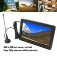 thumbnail image 4 of Portable LED TV, 1500mAh Rechargeable Battery High Sensitivity Tuner 1080p Video Player High Resolution 6 Inch ATSC Digital TV  for Car, 4 of 7
