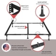 thumbnail image 4 of Hollywood Bed Lev-R-Lock - Bed Frame with Glides - Twin/Full/Queen - 6 Leg with Center Support, 4 of 10