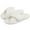 White, variant on Women's Fuzzy Slippers Cross Band Memory Foam House Slippers Open Toe Slides Indoor / Outdoor Shoes, Purple
