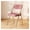 Pink, variant on Padded Folding Chairs Upholstered Single Foldable Guests Chair with Padded Seat Comfortable Metal Chairs with Comfortable Fabric Cushion for Indoor