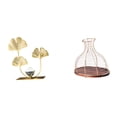 thumbnail image 1 of Figura decorativa de metal con flores y hojas, ideal para exhibir tapones de vino o como soporte. Artesanía única en hierro., 1 of 8